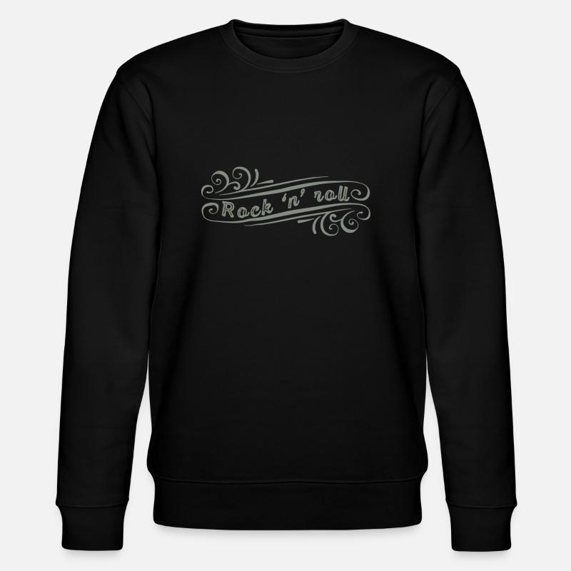 Rock'n'roll guitare musicale rockabilly - Sweat bio CHANGER Stanley/Stella Unisexe - noir