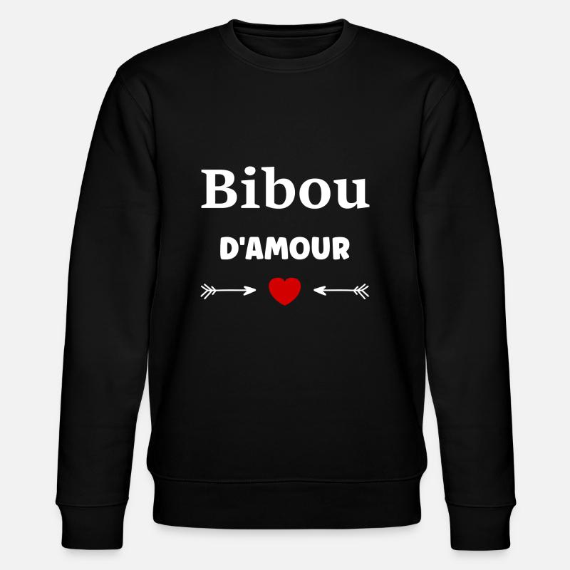 bibou - Sweat bio CHANGER Stanley/Stella Unisexe - noir