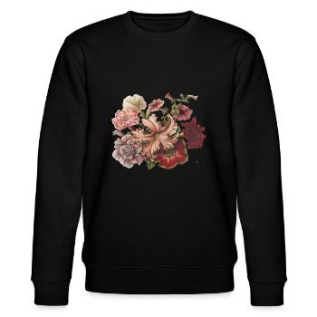 Fleur - Sweat bio CHANGER Stanley/Stella Unisexe - noir - Devant - Nik (191cm) & Marisol (170cm)