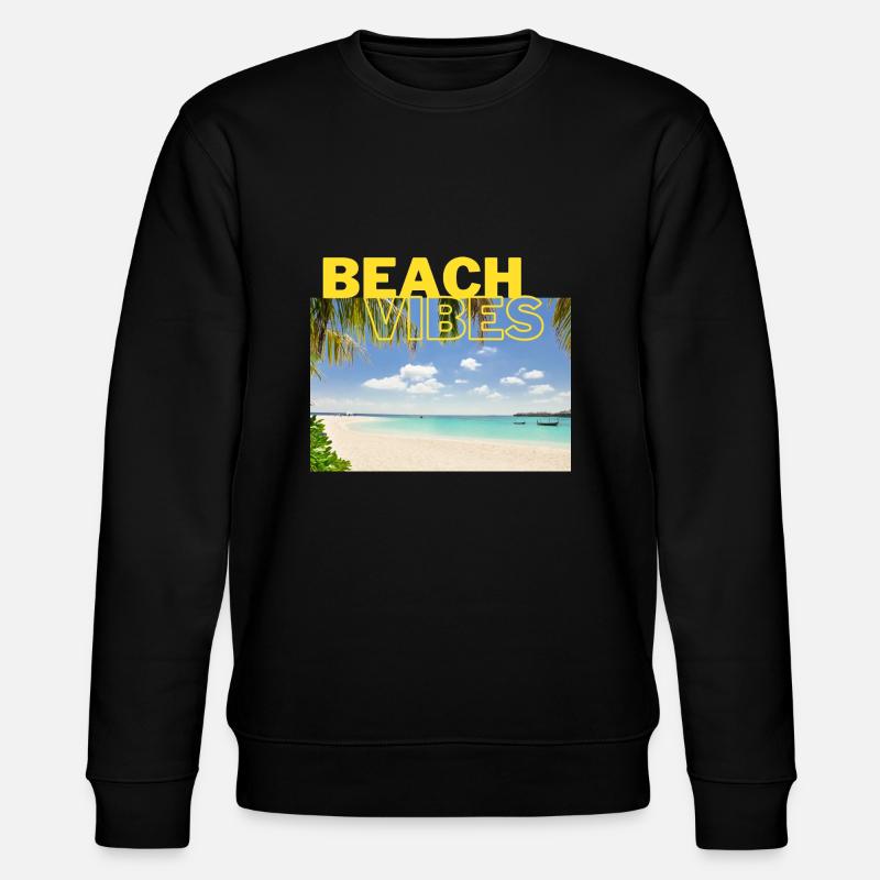 Beach 25 - Stanley/Stella Unisex Bio-Sweatshirt CHANGER  - Schwarz