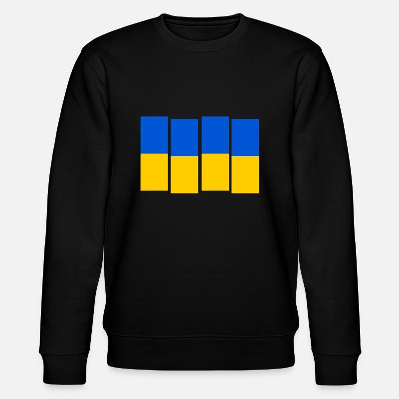 Drapeau noir de l’Ukraine - Sweat bio CHANGER Stanley/Stella Unisexe - noir
