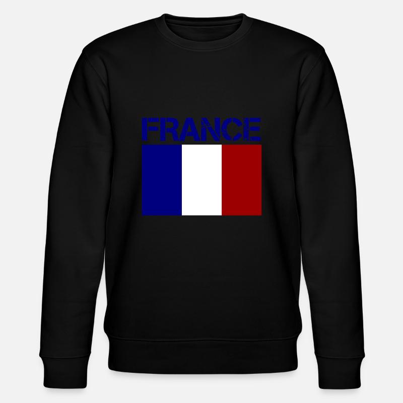france - Stanley/Stella Unisex Bio-Sweatshirt CHANGER  - Schwarz