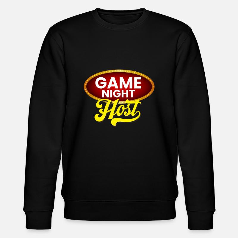 Gamenight Host - Stanley/Stella Unisex Bio-Sweatshirt CHANGER  - Schwarz