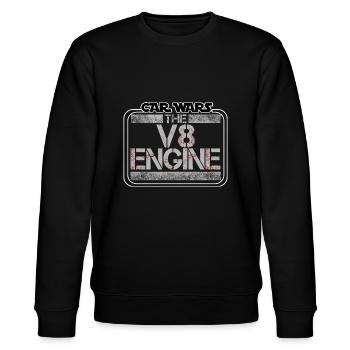 Car Wars - Le moteur V8 - Sport automobile - Voitures - Sweat bio CHANGER Stanley/Stella Unisexe - noir - Devant - Nik (191cm) & Marisol (170cm)