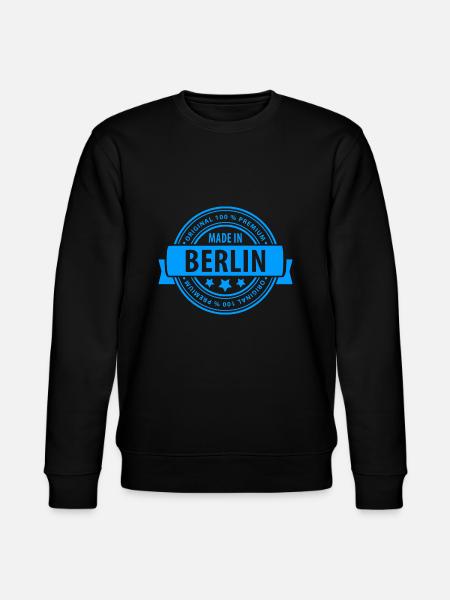 Made In Berlin - Stanley/Stella Unisex Bio-Sweatshirt CHANGER  - Schwarz