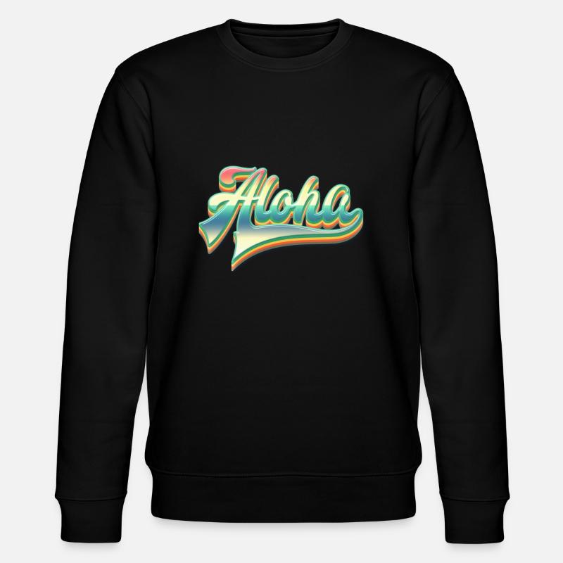 Aloha Fun Geschenk - Stanley/Stella Unisex Bio-Sweatshirt CHANGER  - Schwarz