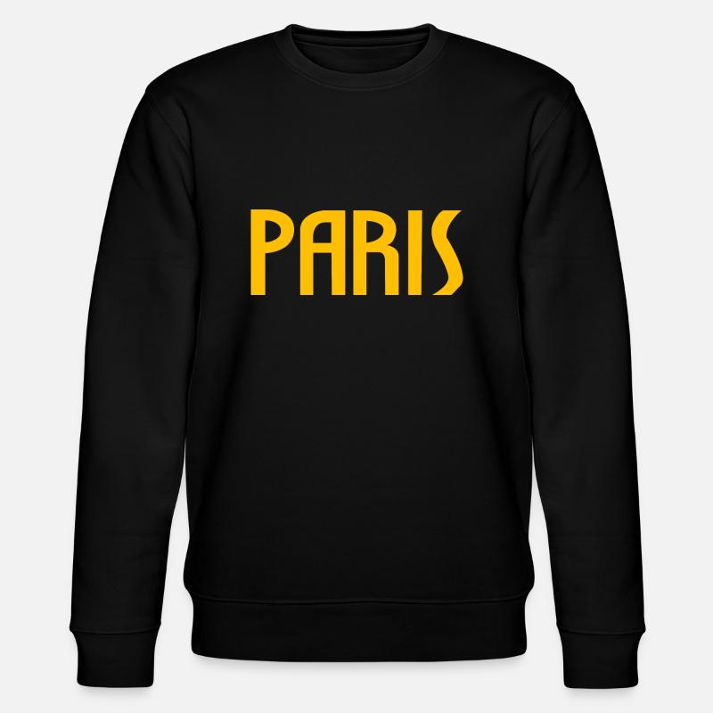 Paris - Stanley/Stella CHANGER Unisex Organic Sweatshirt - black