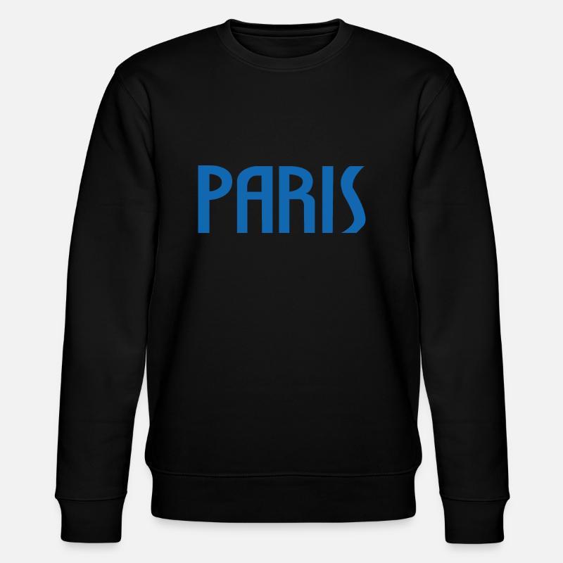Paris - Stanley/Stella CHANGER Unisex Organic Sweatshirt - black