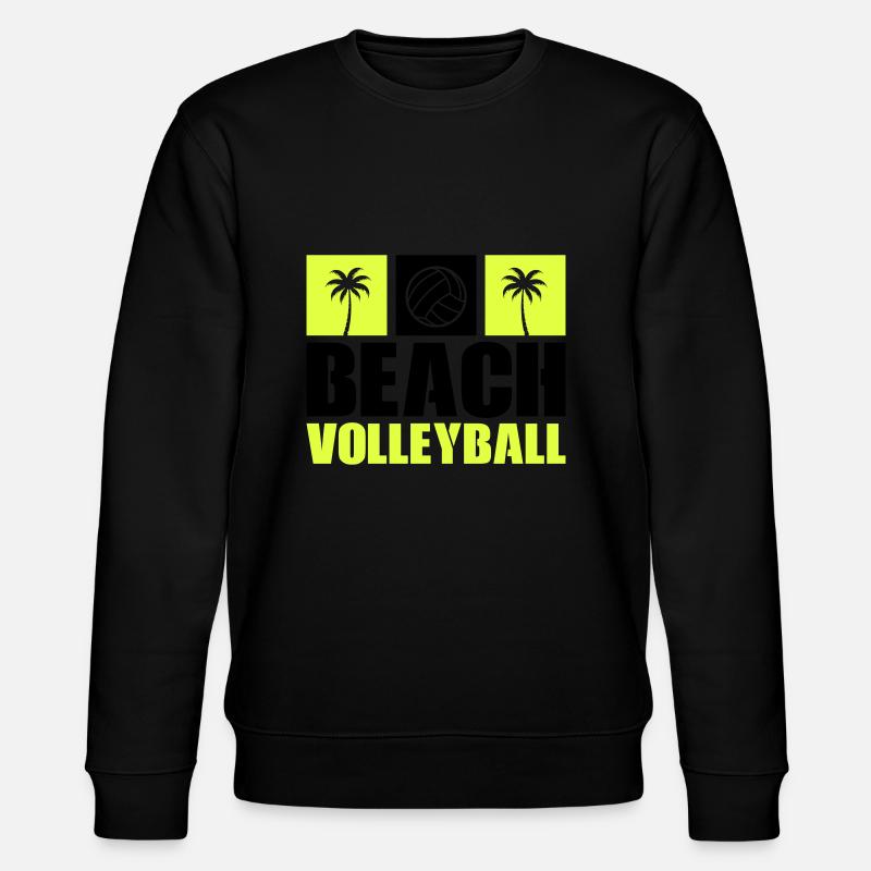 Beach volleyball - Stanley/Stella CHANGER Unisex Organic Sweatshirt - black