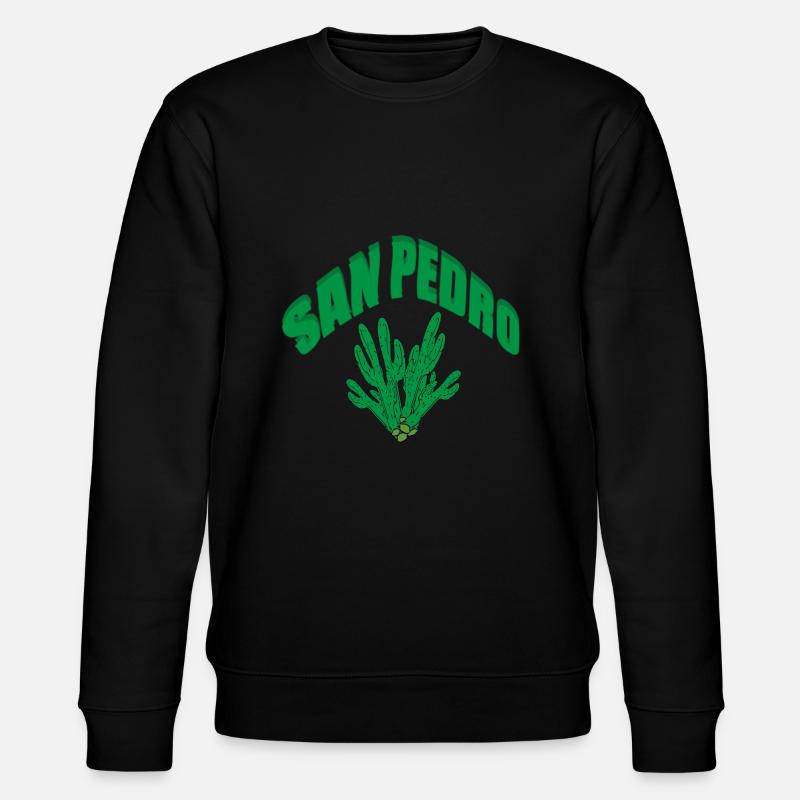 San Pedro/Meskalin/Ritual der Indianer - Stanley/Stella Unisex Bio-Sweatshirt CHANGER  - Schwarz