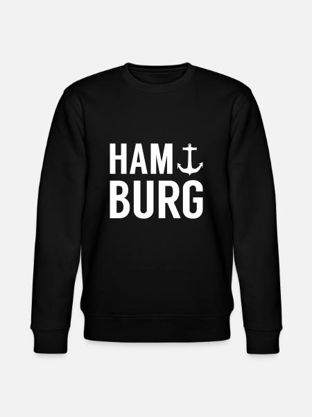 Hamburg Anchor - Stanley/Stella CHANGER Unisex Organic Sweatshirt - black