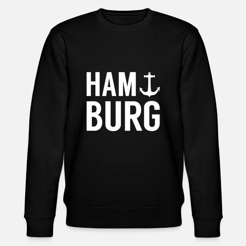 Ancre de Hambourg - Sweat bio CHANGER Stanley/Stella Unisexe - noir