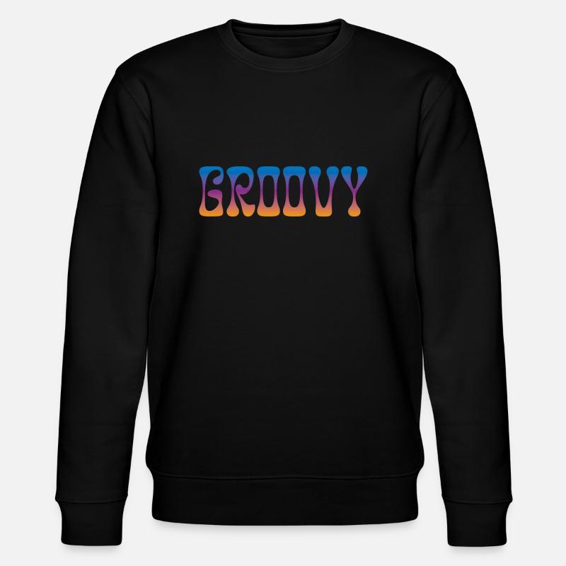 groovy - Stanley/Stella Unisex Bio-Sweatshirt CHANGER  - Schwarz