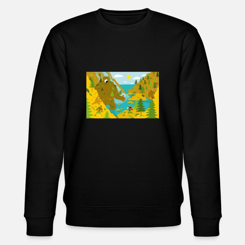 Felsgolems - Stanley/Stella Unisex Bio-Sweatshirt CHANGER  - Schwarz