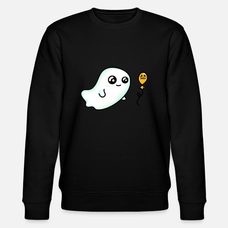 FANTOM KAWAII - Stanley/Stella Unisex Bio-Sweatshirt CHANGER  - Schwarz
