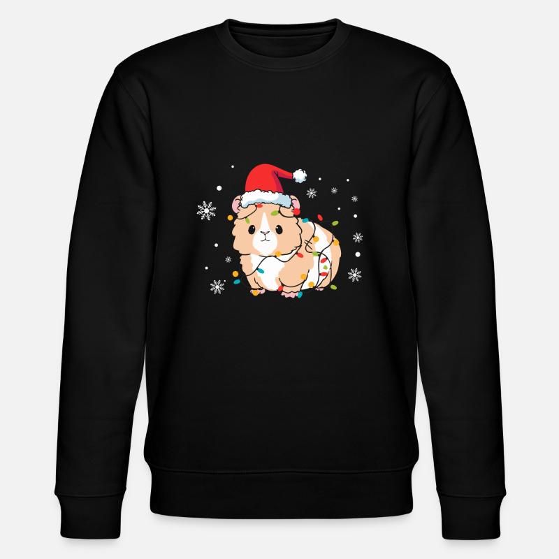 Hamster Christmas - Stanley/Stella CHANGER Unisex Organic Sweatshirt - black