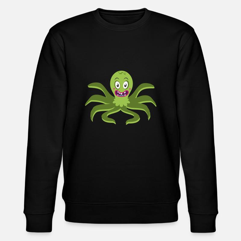 octopus - Stanley/Stella Unisex Bio-Sweatshirt CHANGER  - Schwarz