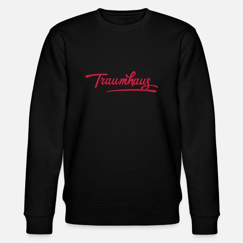 traumhaus - Stanley/Stella Unisex Bio-Sweatshirt CHANGER  - Schwarz