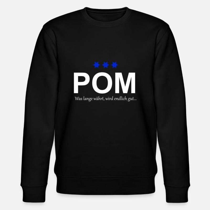 Polizeiobermeister - Stanley/Stella Unisex Bio-Sweatshirt CHANGER  - Schwarz