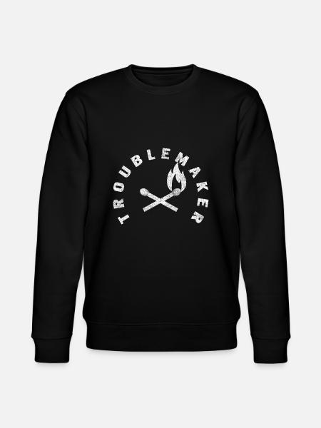 Troublemaker - Stanley/Stella CHANGER Unisex Organic Sweatshirt - black