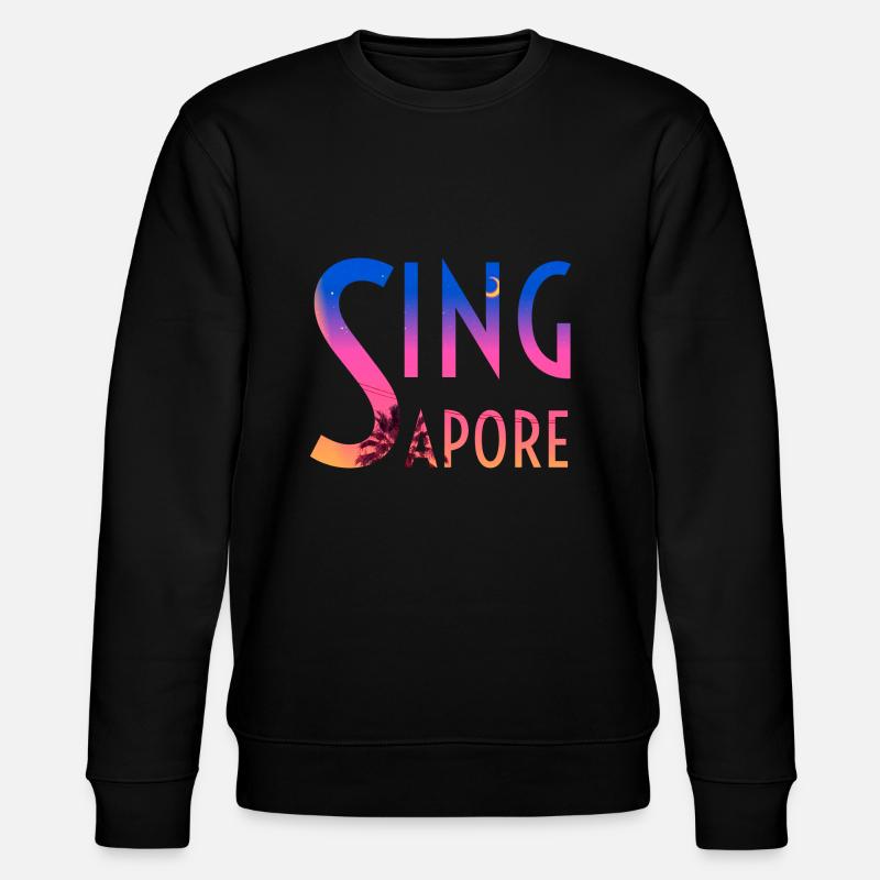 Singapour - Sweat bio CHANGER Stanley/Stella Unisexe - noir