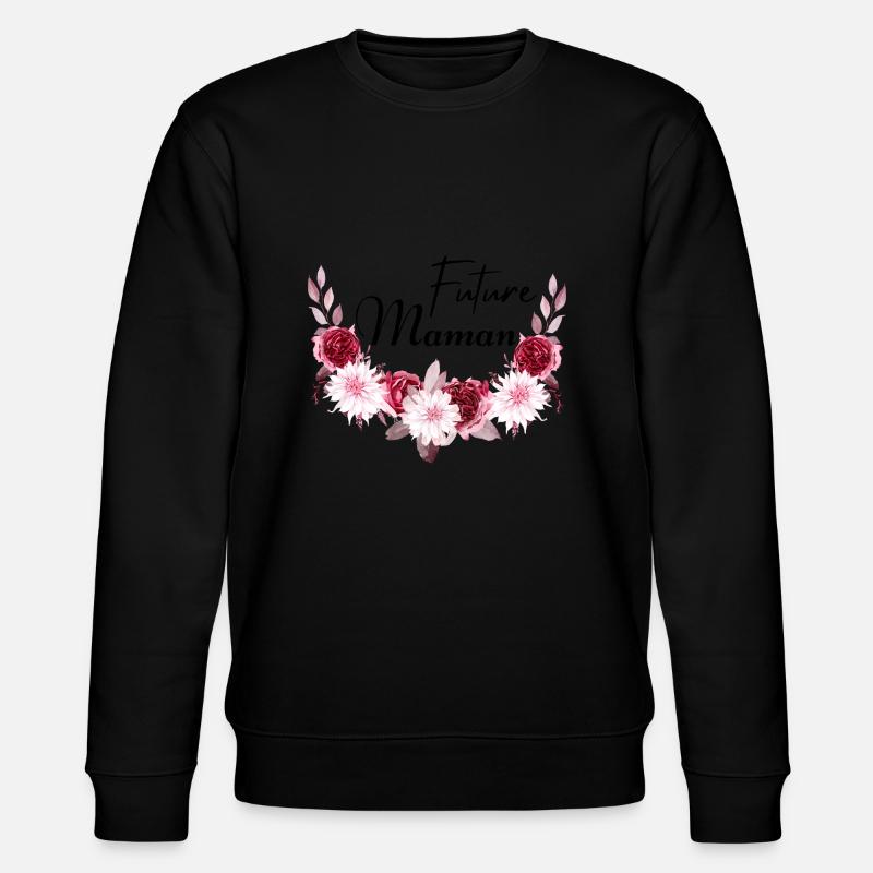 future maman idée cadeau - Sweat bio CHANGER Stanley/Stella Unisexe - noir