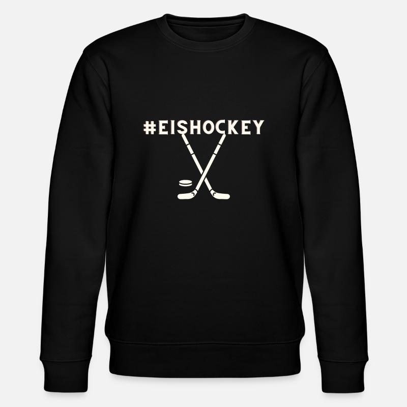 Eishockey - Stanley/Stella Unisex Bio-Sweatshirt CHANGER  - Schwarz