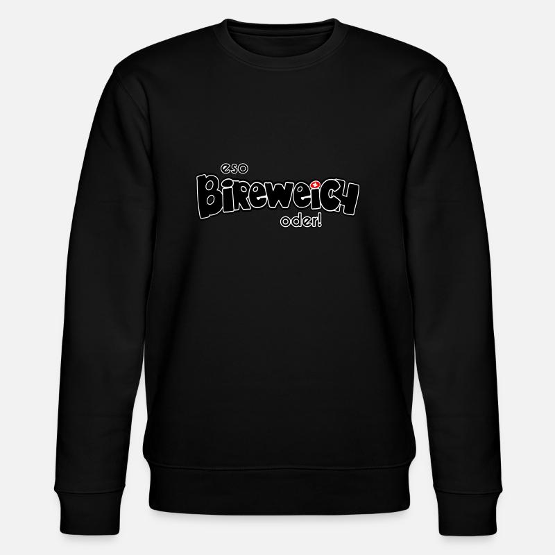 eso Bireweich oder! - Stanley/Stella Unisex Bio-Sweatshirt CHANGER  - Schwarz