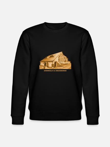 Tinametsä Erzgebirgen kaivos Saksin raja - Stanley/Stella CHANGER unisex luomu-collegepaita - musta