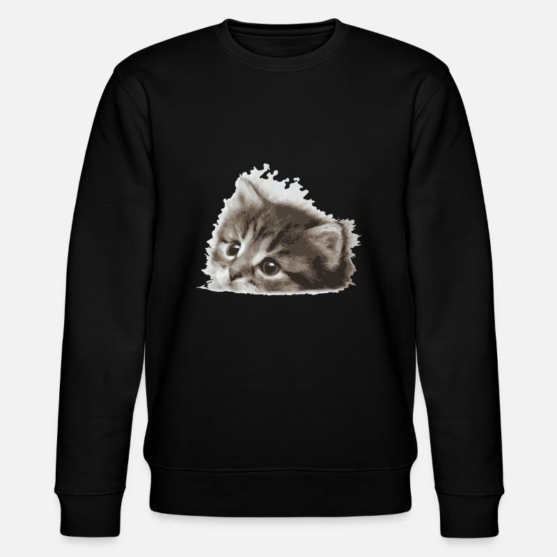 Bébé chat - Sweat bio CHANGER Stanley/Stella Unisexe - noir