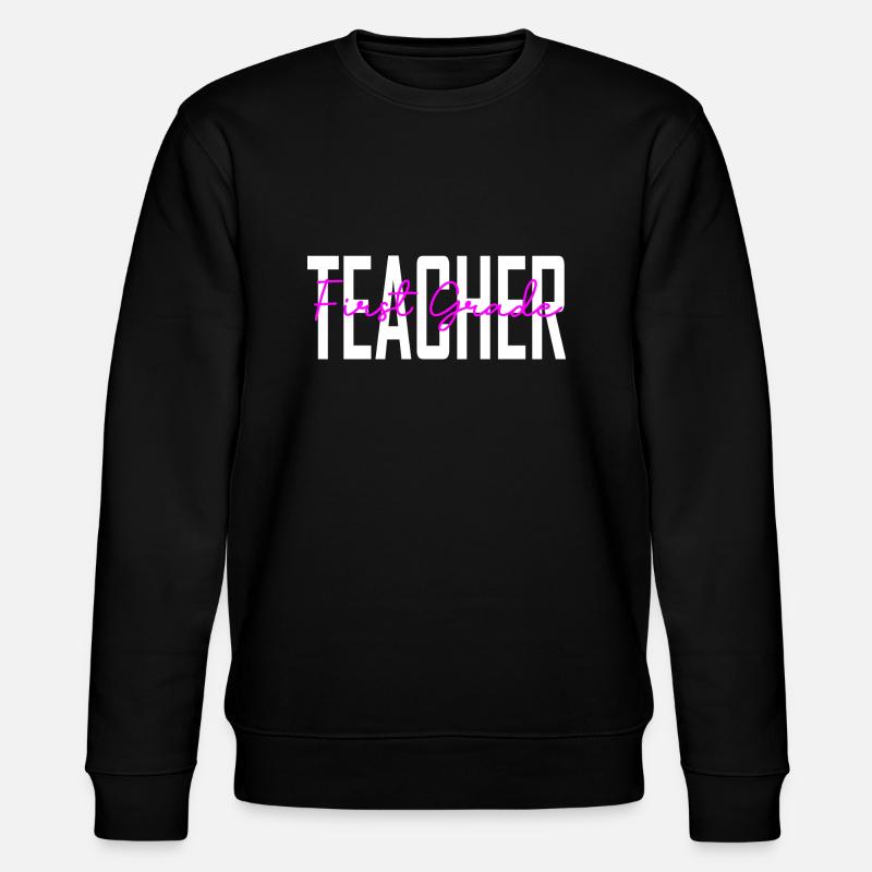 Lehrergeschenke der 1. Klasse - Stanley/Stella Unisex Bio-Sweatshirt CHANGER  - Schwarz