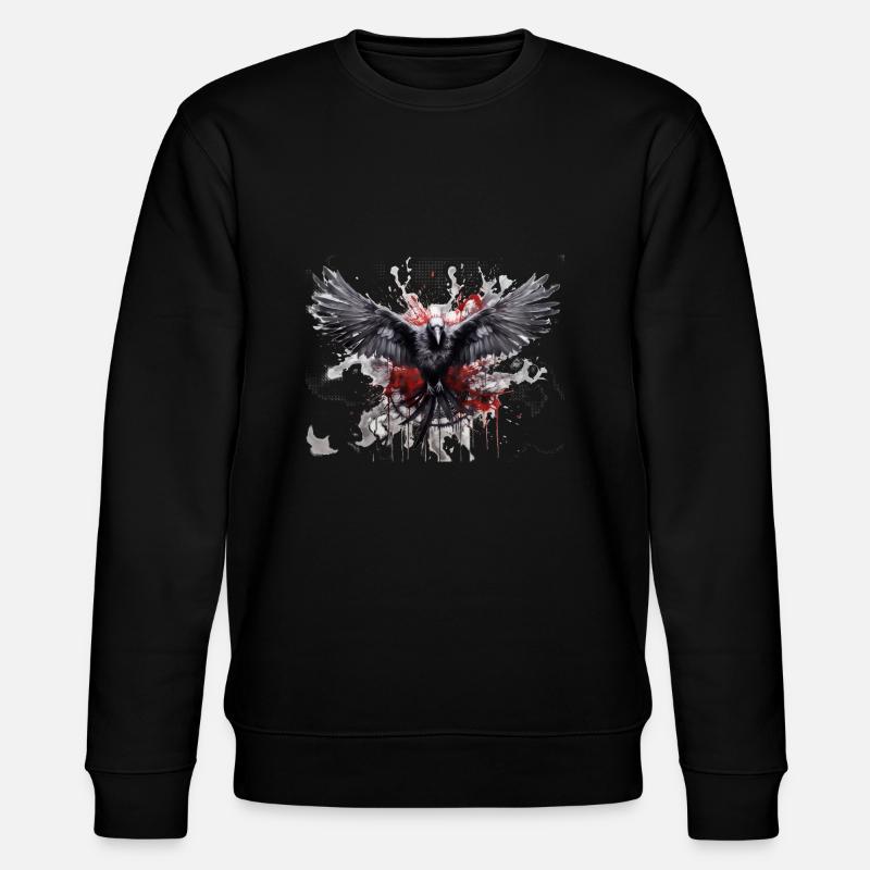 Corbeau - Sweat bio CHANGER Stanley/Stella Unisexe - noir