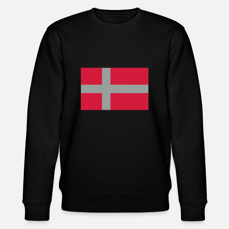 Drapeau du Danemark - Sweat bio CHANGER Stanley/Stella Unisexe - noir