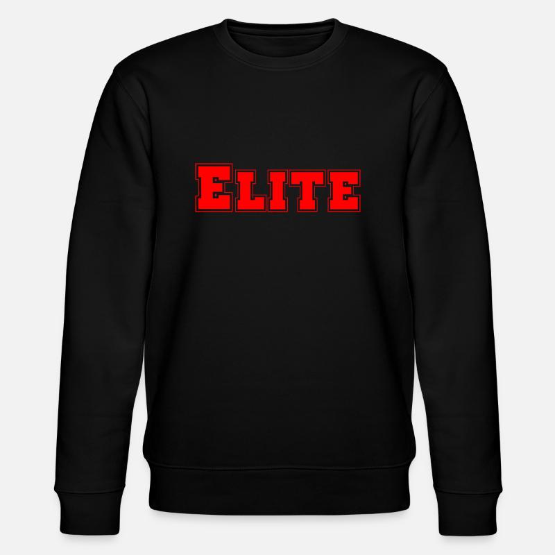 Elite - Stanley/Stella Unisex Bio-Sweatshirt CHANGER  - Schwarz