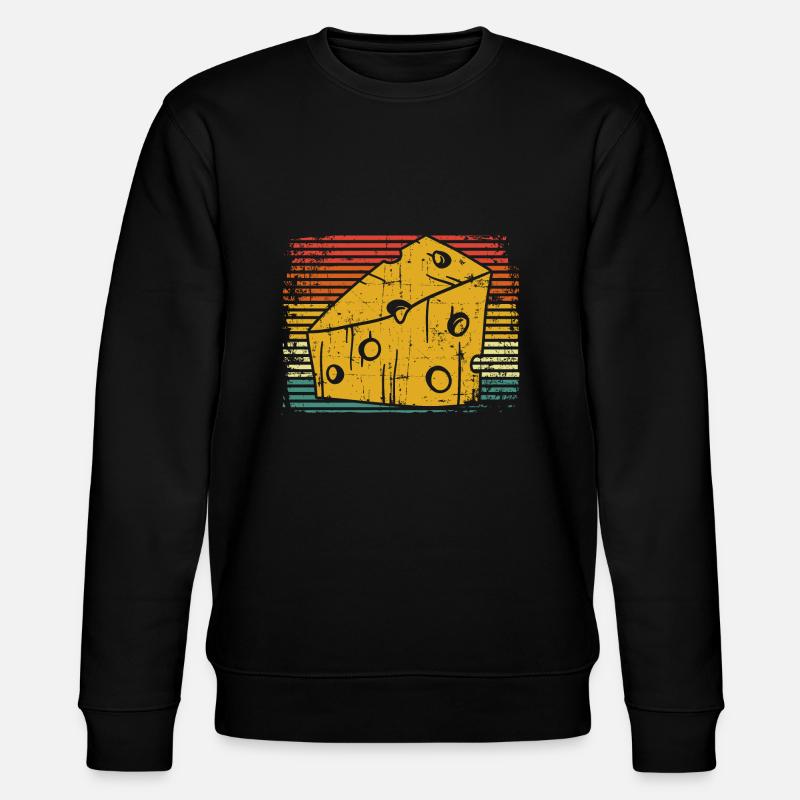 Käse - Stanley/Stella Unisex Bio-Sweatshirt CHANGER  - Schwarz