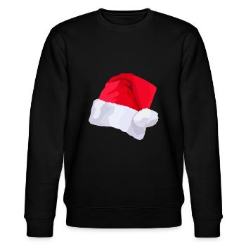 Weihnachtsmütze - Stanley/Stella Unisex Bio-Sweatshirt CHANGER  - Schwarz - Vorne - Nik (191cm) & Marisol (170cm)
