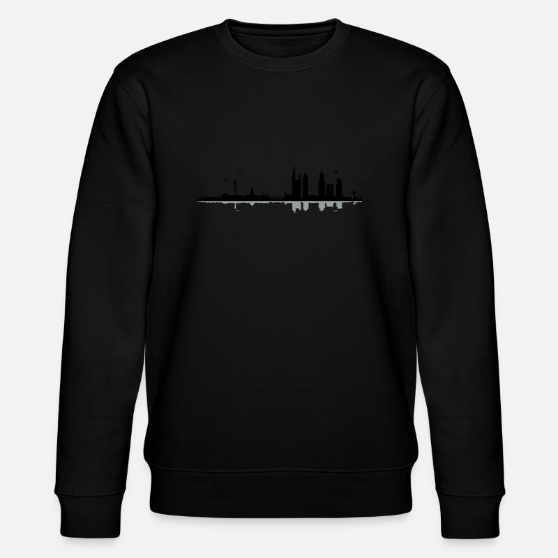 Frankfurt Skyline - Stanley/Stella Unisex Bio-Sweatshirt CHANGER  - Schwarz