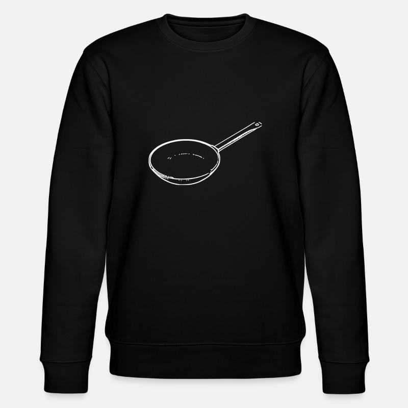 Pfanne - Stanley/Stella Unisex Bio-Sweatshirt CHANGER  - Schwarz