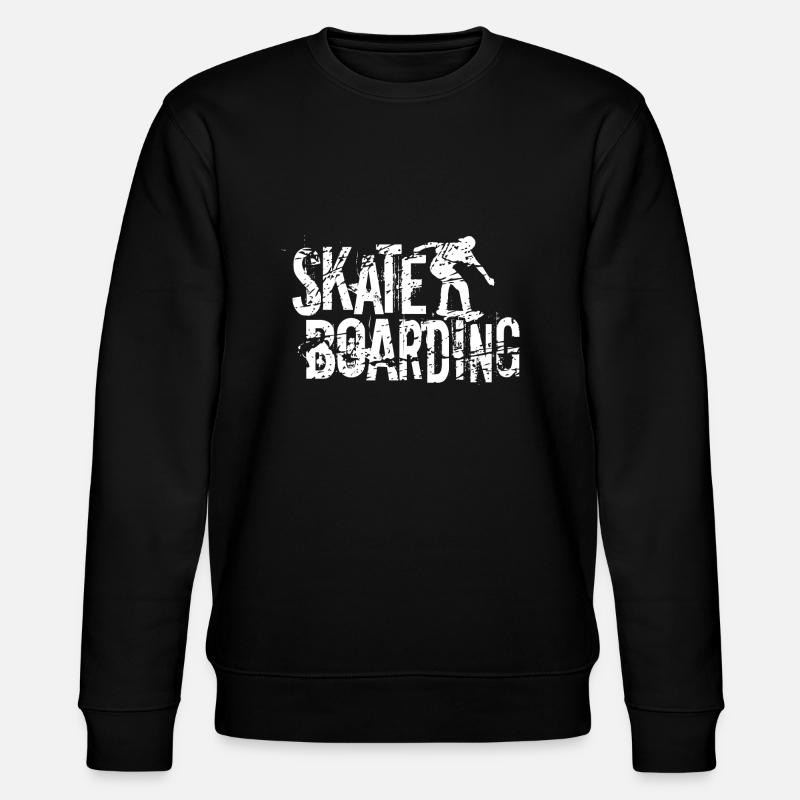 Skateboarding - Stanley/Stella Unisex Bio-Sweatshirt CHANGER  - Schwarz