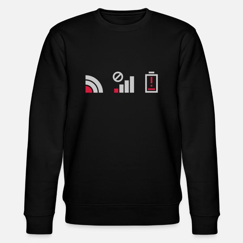 Batterie cellulaire sans connexion - Sweat bio CHANGER Stanley/Stella Unisexe - noir