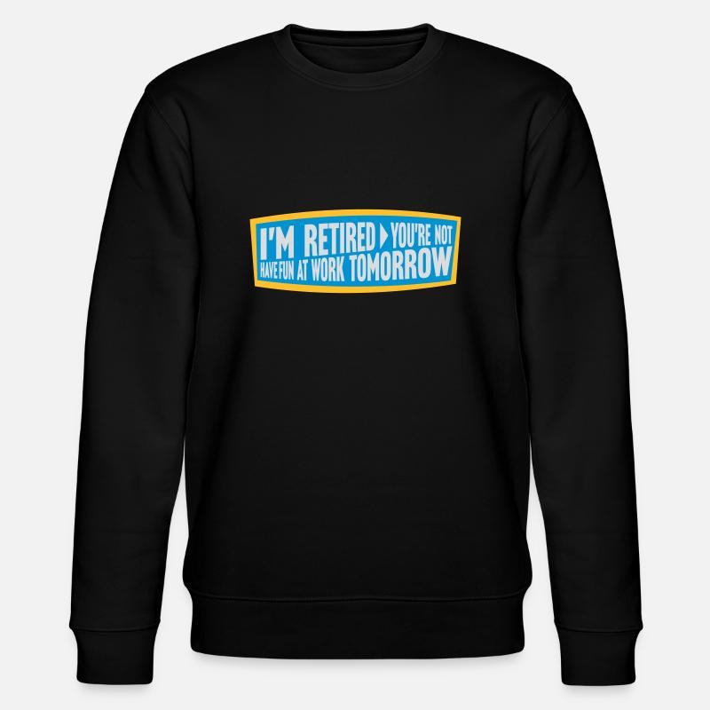 have fun at work - Stanley/Stella CHANGER Unisex Organic Sweatshirt - black