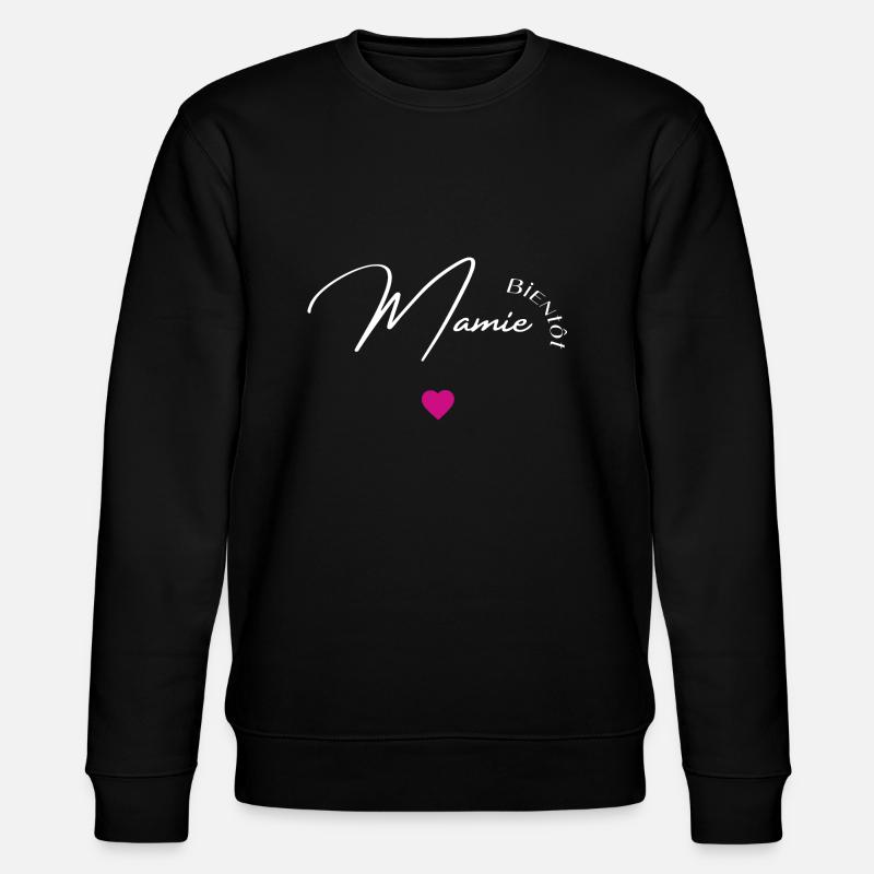 Bientôt mamie - Sweat bio CHANGER Stanley/Stella Unisexe - noir