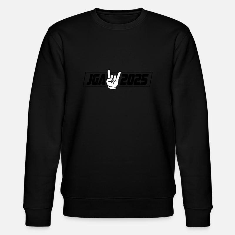 Jga 2025 Junggesellenabschied - Stanley/Stella Unisex Bio-Sweatshirt CHANGER  - Schwarz
