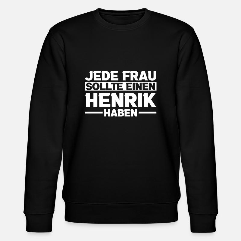 Henrik - Stanley/Stella Unisex Bio-Sweatshirt CHANGER  - Schwarz