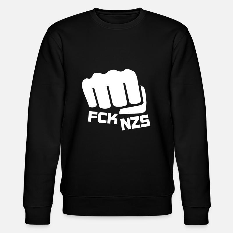 FCK NZS Nazis - Sweat bio CHANGER Stanley/Stella Unisexe - noir
