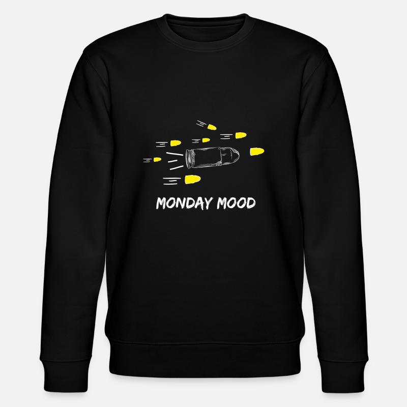 Humeur du lundi - Sweat bio CHANGER Stanley/Stella Unisexe - noir