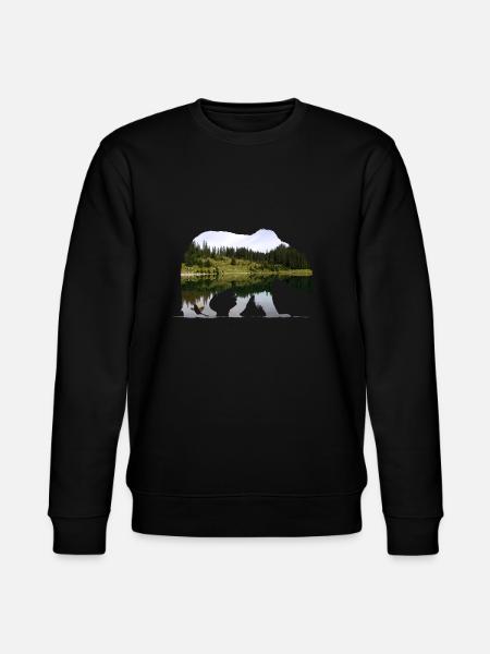 Bär - Stanley/Stella Unisex Bio-Sweatshirt CHANGER - Schwarz