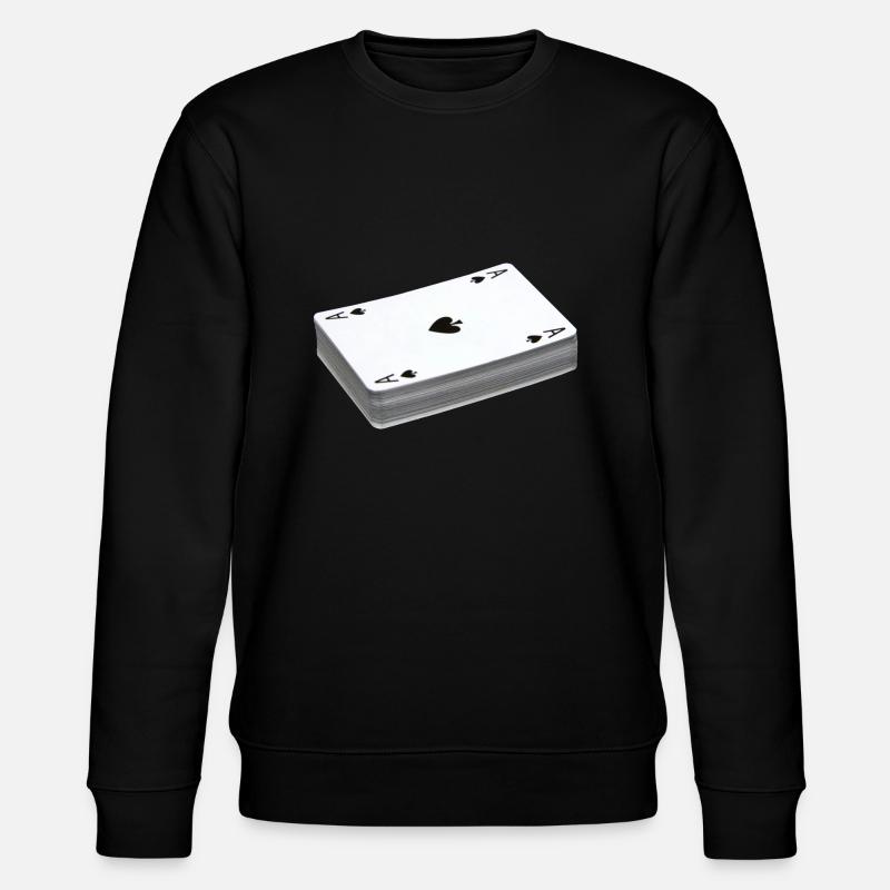 Pile de cartes - Sweat bio CHANGER Stanley/Stella Unisexe - noir