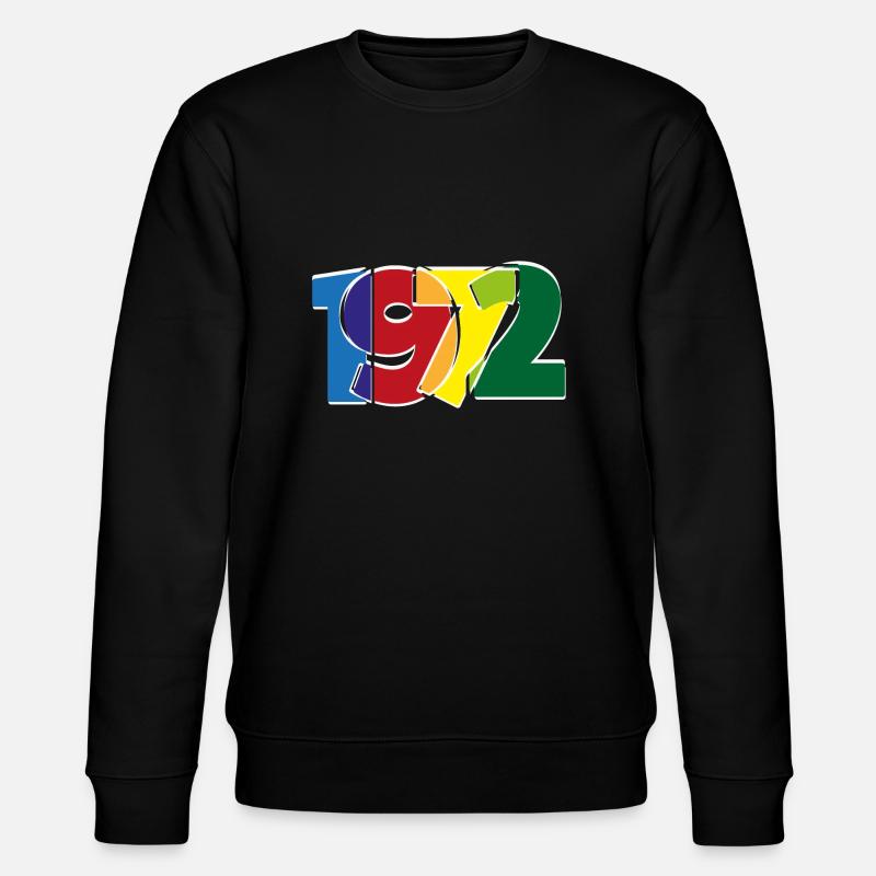 Né en 1972 - Sweat bio CHANGER Stanley/Stella Unisexe - noir