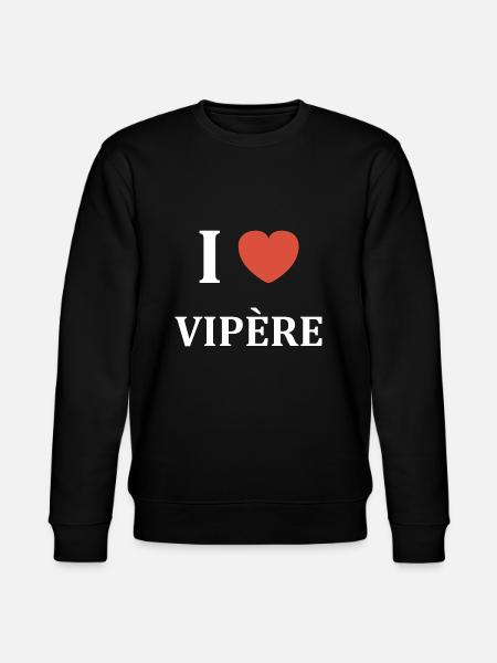 i love Vipère - Sweat bio CHANGER Stanley/Stella Unisexe - noir
